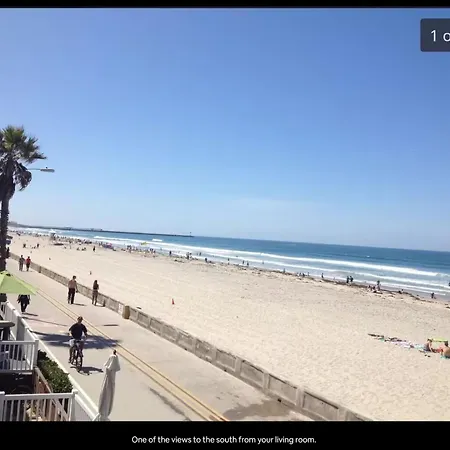 Ocean Front Beauty Right Above Best Beach In Mission Beach, San Diego!